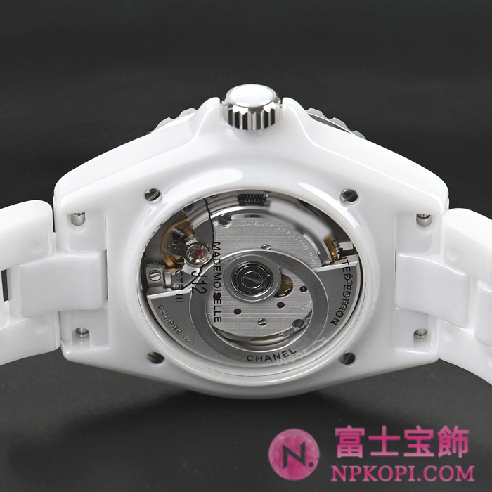 シャネルマドモアゼル J12 自動巻きラ パウザ 38MM H7481
