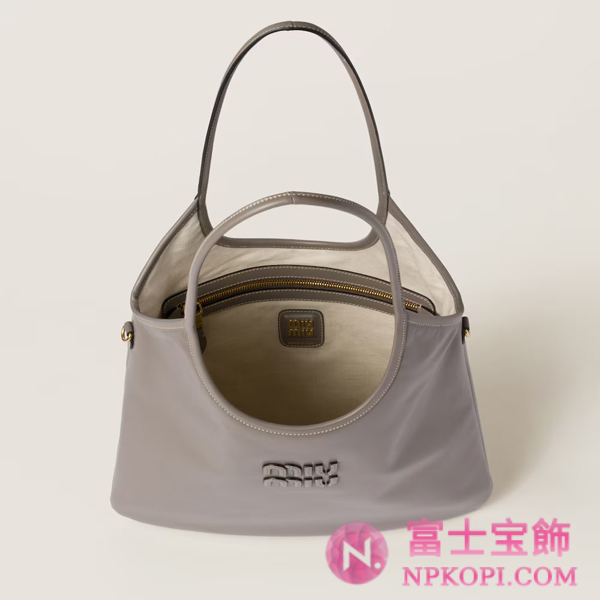 ミュウミュウスーパーコピーIVY レザー バッグ5BG231_2CRW_F0572_V_MLN