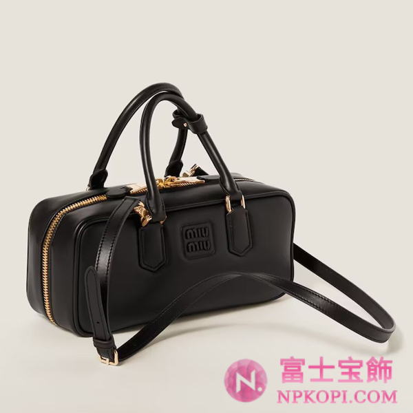 ミュウミュウスーパーコピーアルカディ レザー バッグ5BB148_ACR3_F0002_V_OON