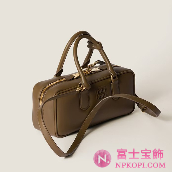 ミュウミュウスーパーコピーアルカディ レザー バッグ5BB148_ACR3_F0244_V_OON