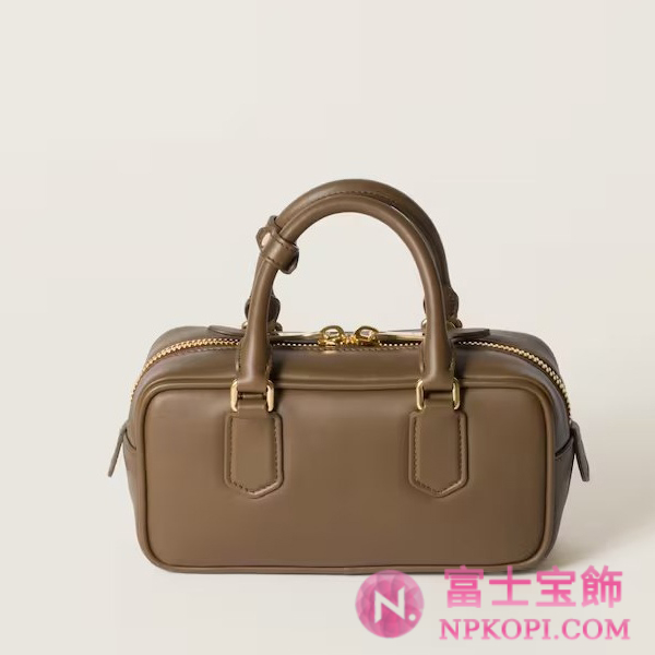 ミュウミュウスーパーコピーアルカディ レザー バッグ5BB142_ACR3_F0244_V_OON