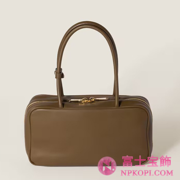 ミュウミュウスーパーコピーレザー トップハンドルバッグ5BB172_2CRW_F0244_V_OOO