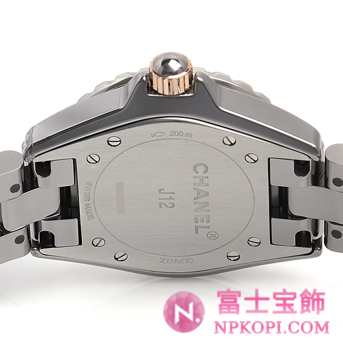 シャネルJ12時計コピーレディース クォーツ クロマティック 33MM H4197
