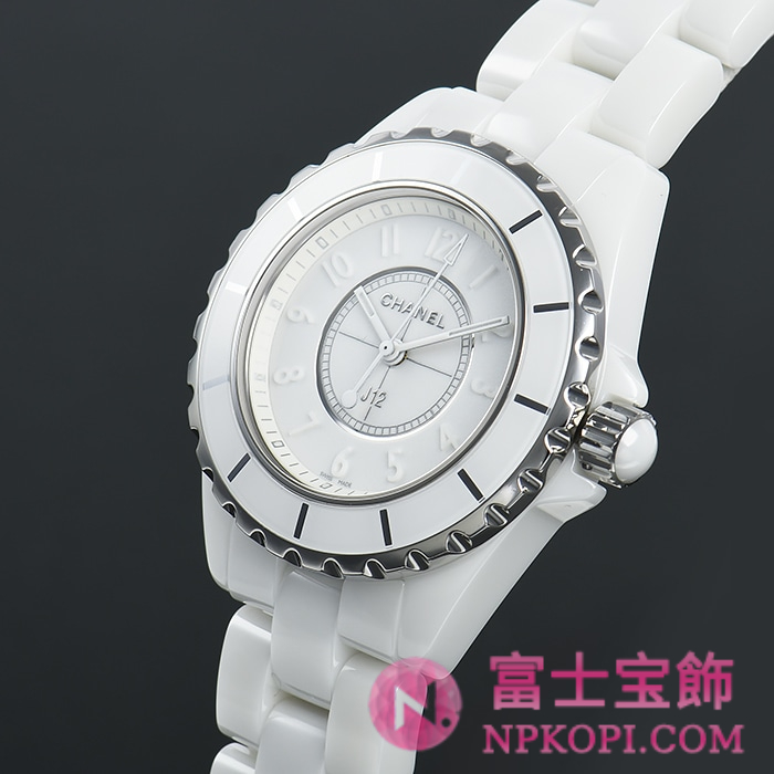 シャネルJ12時計コピーレディース クォーツ ホワイトファントム 33MM 世界限定2000本 H3442