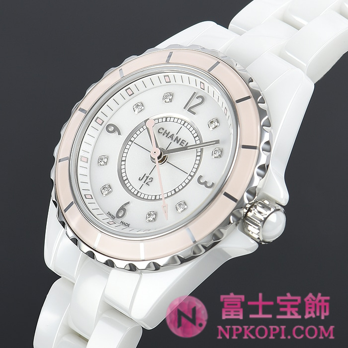シャネルJ12時計コピーレディース クォーツ ソフトピンク 29MM 世界限定1200本 H4466