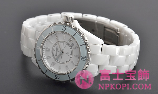 シャネルJ12時計コピーレディース クォーツ ソフトミント 33MM 世界限定1200本 H4464