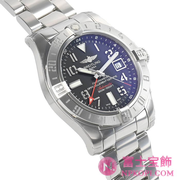 ブライトリング自動巻きアベンジャーII GMT A329B34PSS(A3239011-BC34-170A)