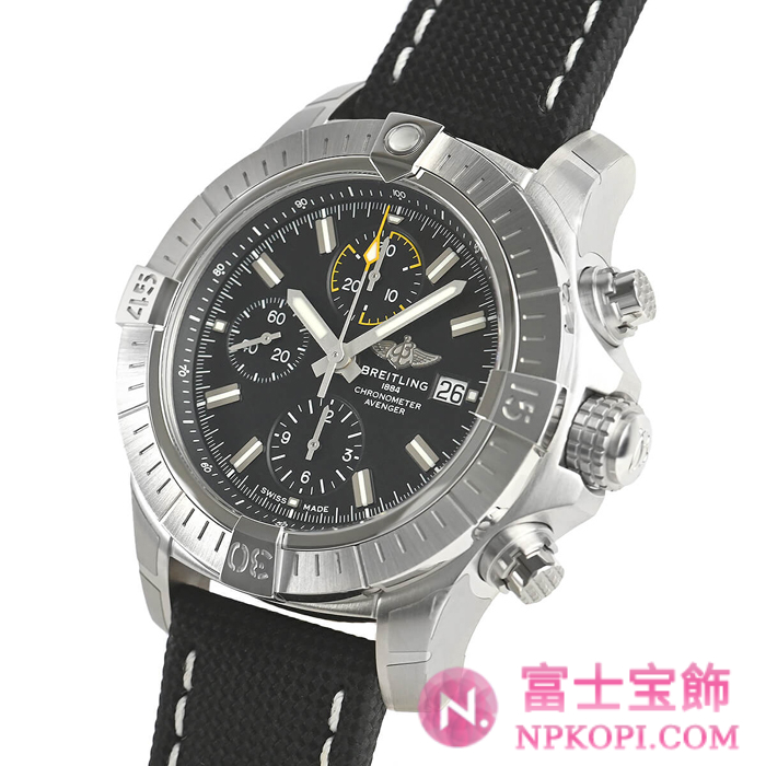 ブライトリング自動巻きアベンジャー クロノグラフ45 A345B-1MAA(A13317101B1X1)