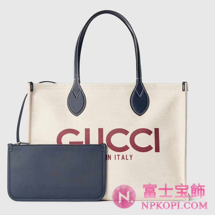 GUCCI プリント ミディアム トートバッグ772176FACUL8573