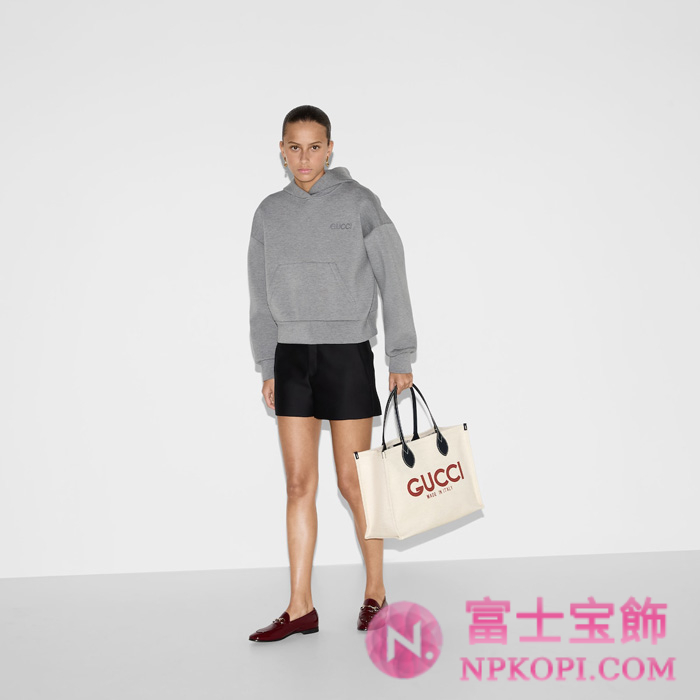 GUCCI プリント ミディアム トートバッグ772176FACUL8573