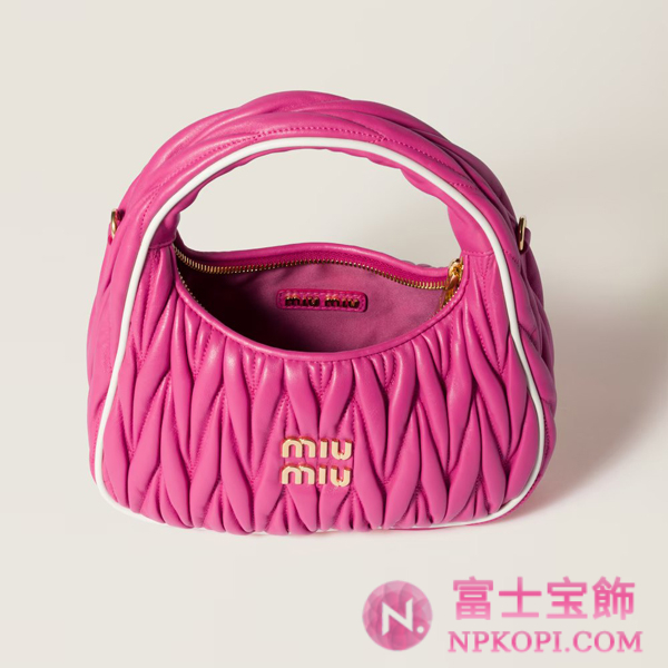 ミュウミュウスーパーコピーワンダー マテラッセレザー バッグ5BC125_2IBS_F0F6W_V_OOF