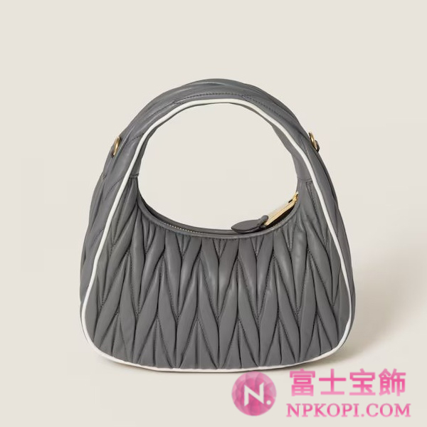 ミュウミュウスーパーコピーワンダー マテラッセレザー バッグ5BC125_2IBS_F0RXG_V_OOF