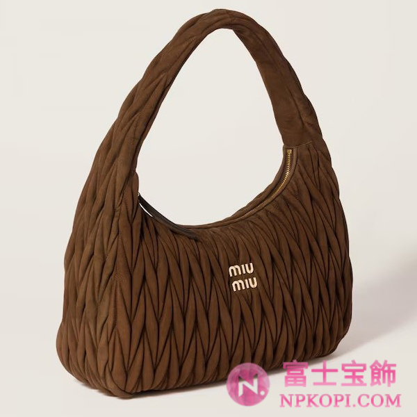 ミュウミュウスーパーコピーワンダー マテラッセスエード バッグ5BC183_AB7O_F0324_V_OOH