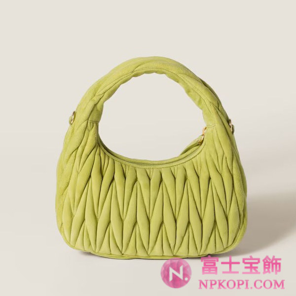ミュウミュウスーパーコピーワンダー マテラッセスエード バッグ5BC125_AB7O_F077G_V_OOY