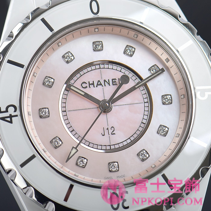 シャネルJ12時計コピーレディース クォーツ 33MM 世界限定1200本 H5513
