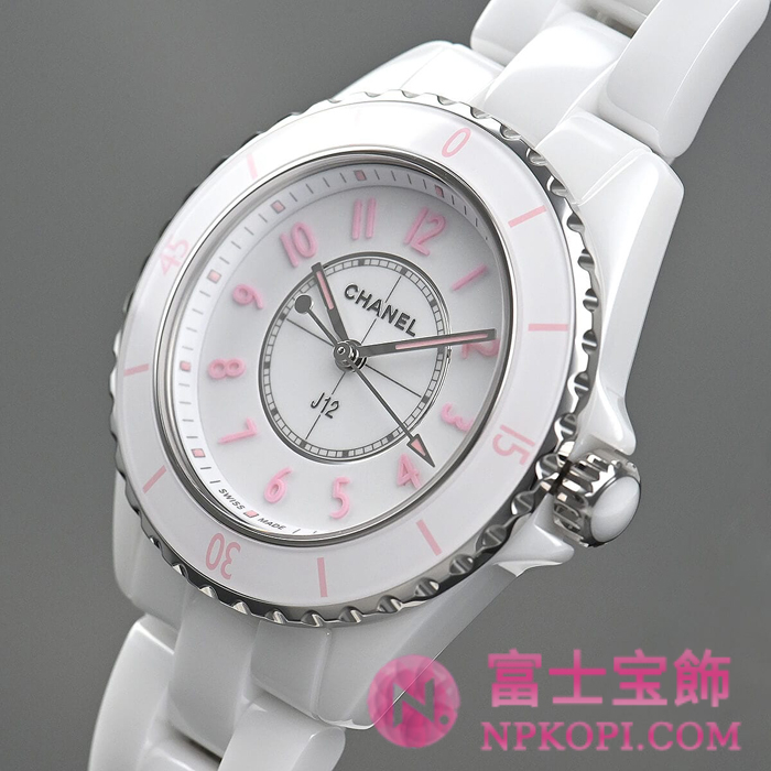 シャネルJ12時計コピーレディース クォーツ ピンクブラッシュ 33MM 限定生産1200本 H6755