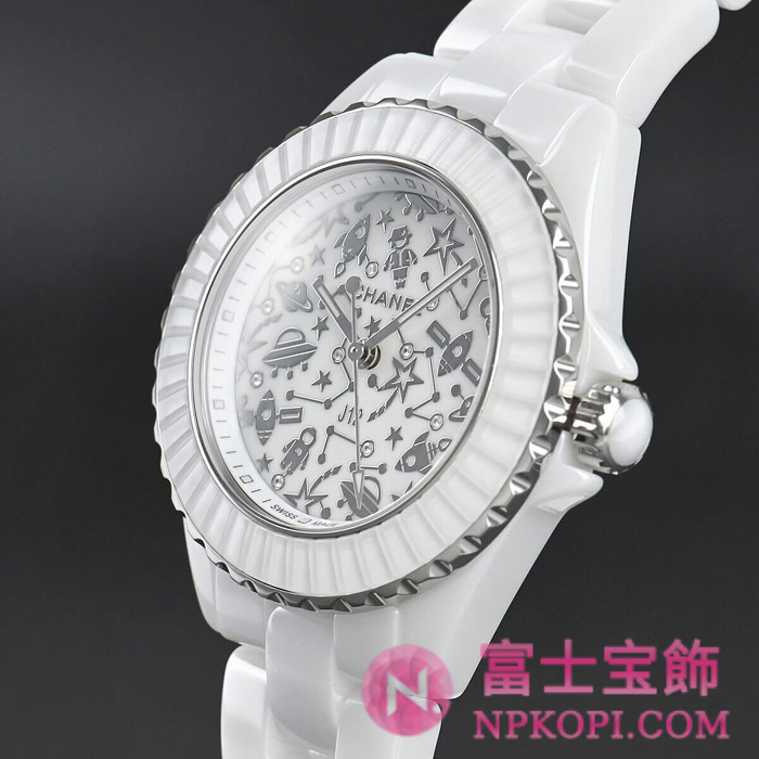 シャネルJ12時計コピーレディース クォーツ コズミック 33MM 限定生産 H7990