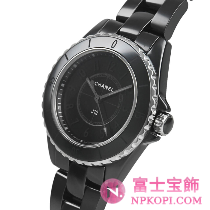 シャネルJ12時計コピーレディース クォーツ ファントム 33MM 世界限定1200本 H6346
