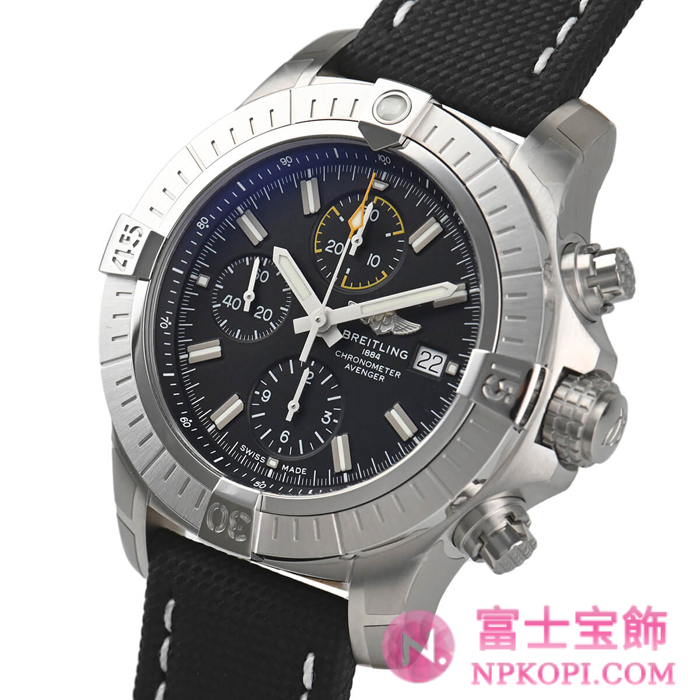 ブライトリング自動巻きアベンジャークロノグラフ45 A345B-1MAD(A13317101B1X2)
