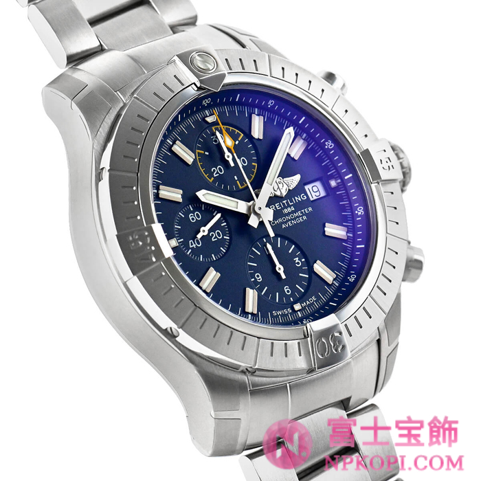 ブライトリング自動巻きアベンジャークロノグラフ45 A345C-1PSS(A13317101C1A1)
