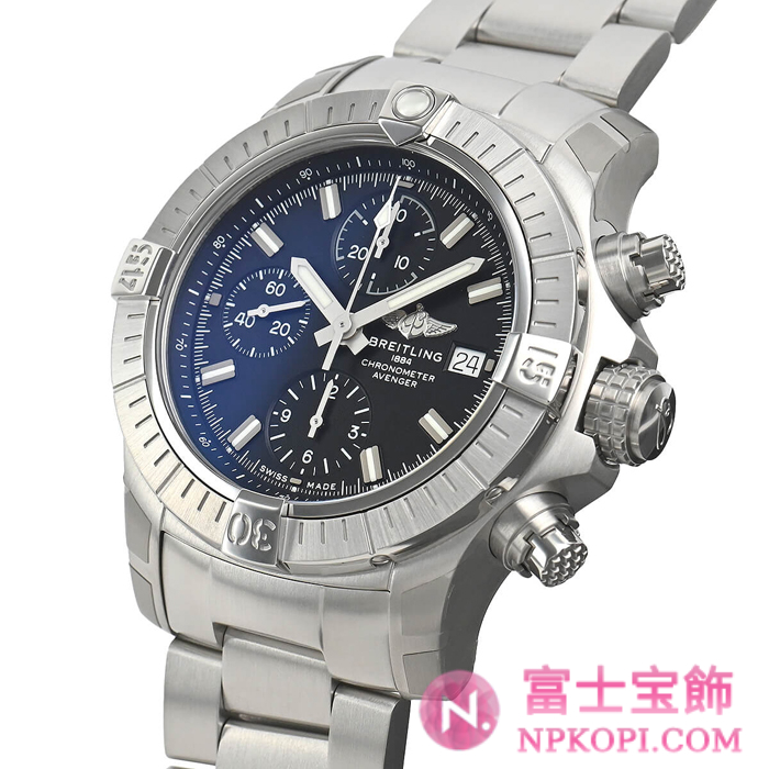 ブライトリング自動巻きアベンジャー クロノグラフ43 A343B-1PSS(A13385101B1A1)