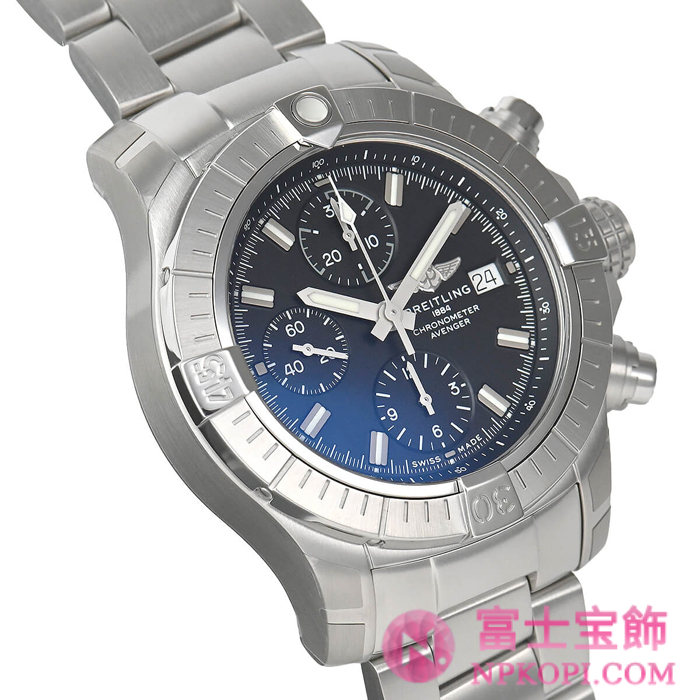 ブライトリング自動巻きアベンジャー クロノグラフ43 A343B-1PSS(A13385101B1A1)