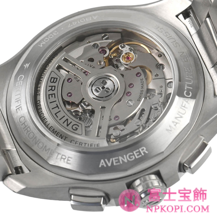 ブライトリング自動巻きアベンジャーB01 クロノグラフ44 AB0147101B1A1