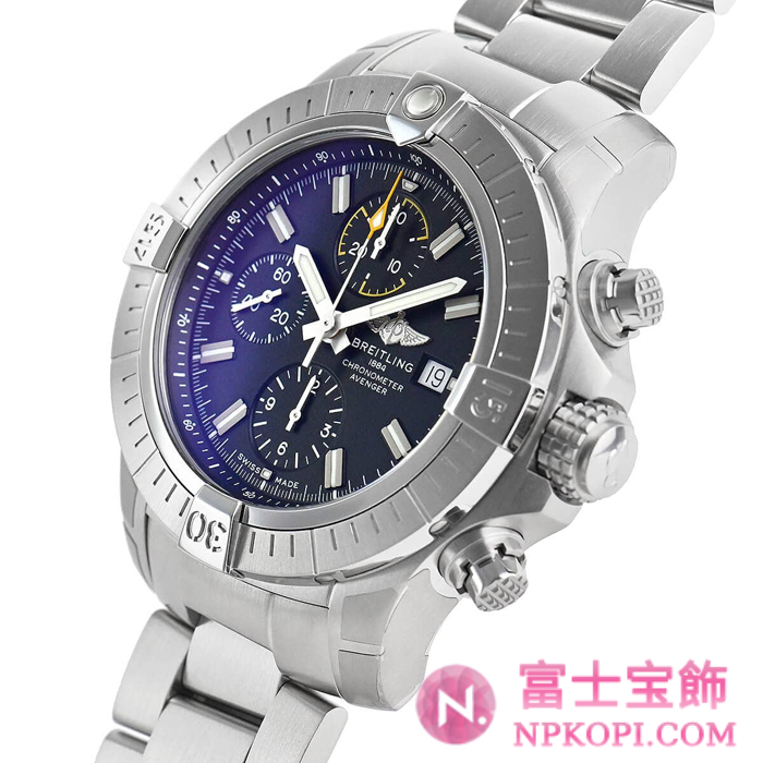 ブライトリング自動巻きアベンジャークロノグラフ45 A345B-1PSS(A13317101B1A1)