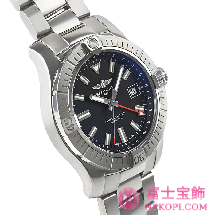 ブライトリング自動巻きアベンジャー オートマチック GMT 43 A32397101B1A1