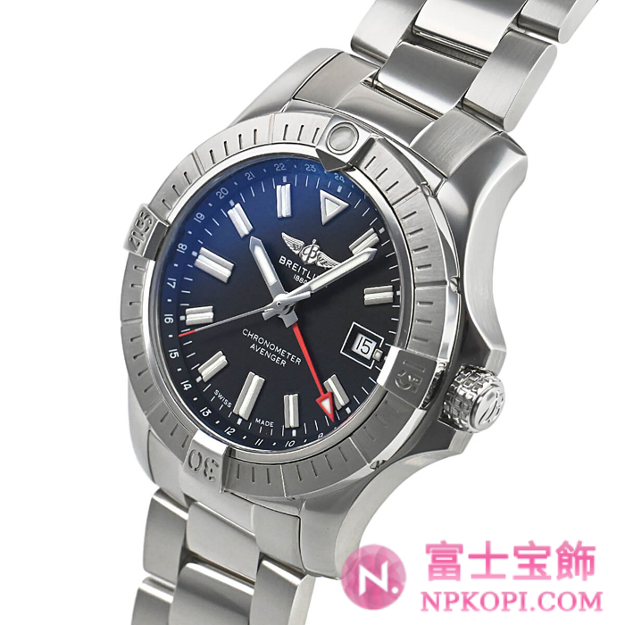 ブライトリング自動巻きアベンジャー オートマチック GMT 43 A32397101B1A1