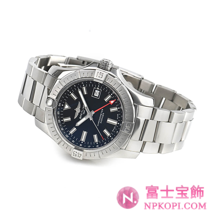 ブライトリング自動巻きアベンジャー オートマチック GMT 43 A32397101B1A1