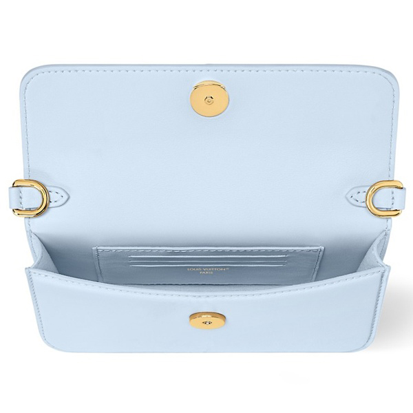 ルイヴィトン新作ウォレット オン チェーン･LV ブルーム カラー アズールブルーM14547
