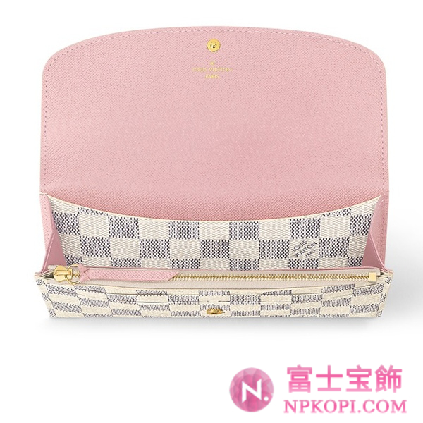ルイヴィトンダミエ財布 ポルトフォイユ･エミリー N41625