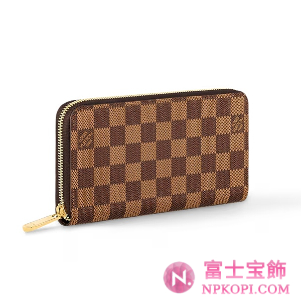 ルイヴィトンダミエ財布ジッピー･ウォレット N41661