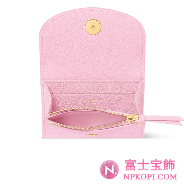 ルイヴィトン財布新作ポルトモネ･ロザリ cotton candy M14507