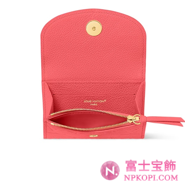 ルイヴィトン財布新作ポルトモネ･ロザリ Sweet Coral M14508