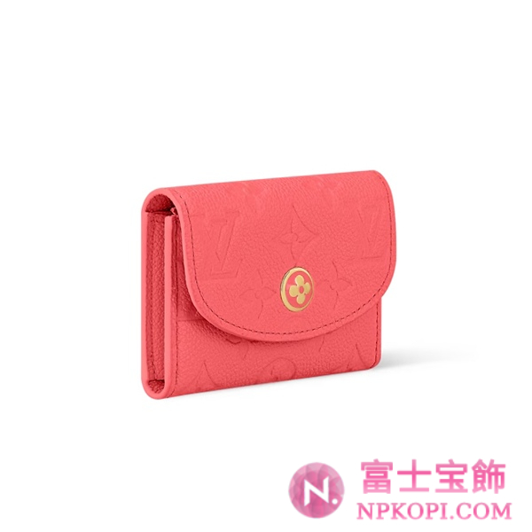 ルイヴィトン財布新作ポルトモネ･ロザリ Sweet Coral M14508