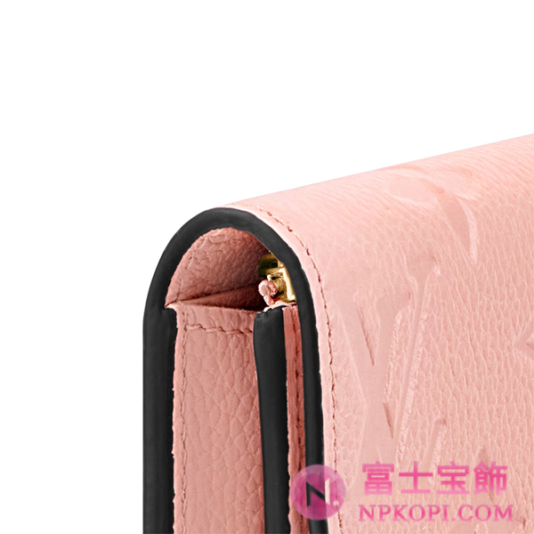 ルイヴィトンモノグラム財布ポルトモネ･ロザリローズプードル M81520