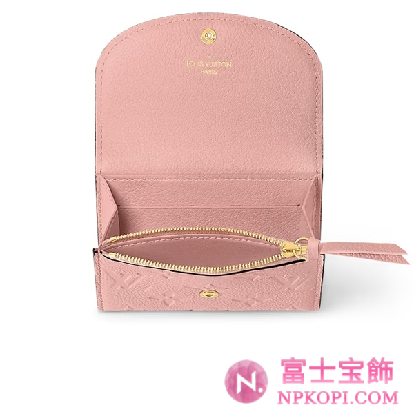 ルイヴィトンモノグラム財布ポルトモネ･ロザリローズプードル M81520