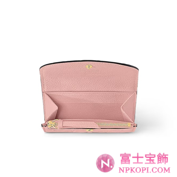 ルイヴィトンモノグラム財布ポルトモネ･ロザリローズプードル M81520