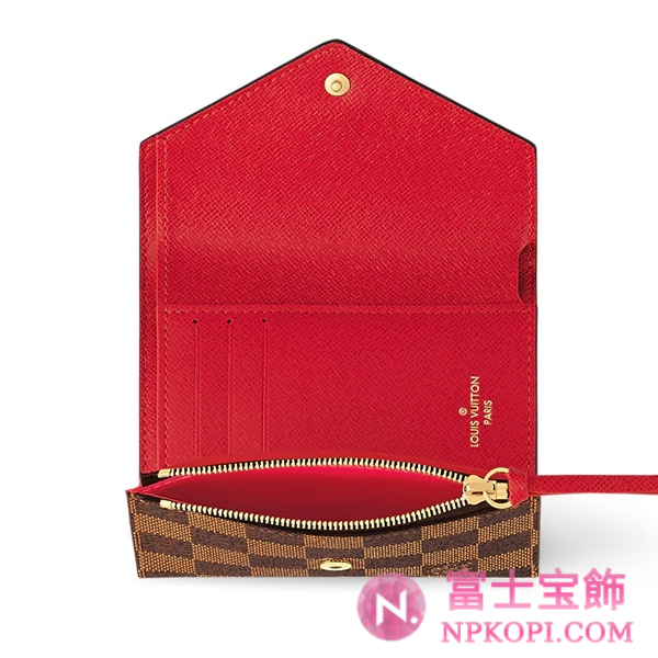 ルイヴィトンダミエ財布ポルトフォイユ･ヴィクトリーヌN41659