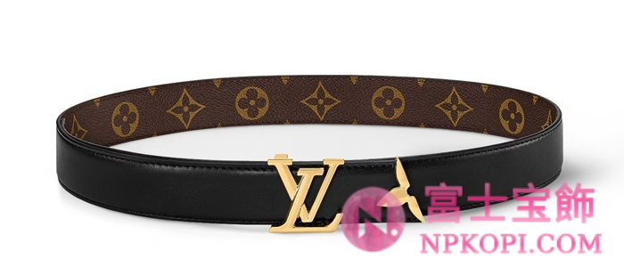 ルイヴィトンモノグラムベルト･プリティー LV 30MM リバーシブル  カラー ノワールM0699W