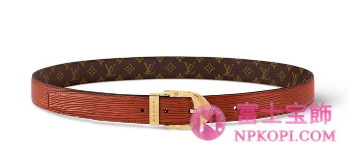 ルイヴィトンモノグラムベルト･LV タイムレス 30MM  カラー フォーヴM4011W