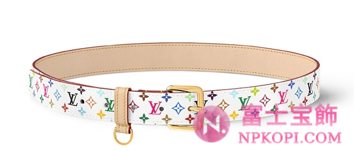 ルイヴィトンモノグラムLV × TM ベルト･LV D-リング 30MM  カラー ブロン M8981U