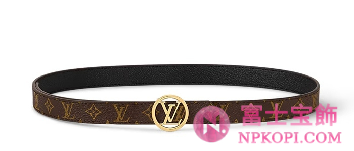 ルイヴィトンモノグラムベルト･LV サークル 20MM リバーシブル M0567V