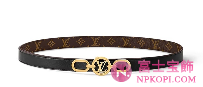 ルイヴィトンモノグラムベルト･LV サークル プライム 20MMリバーシブル   カラー ノワールM0510V