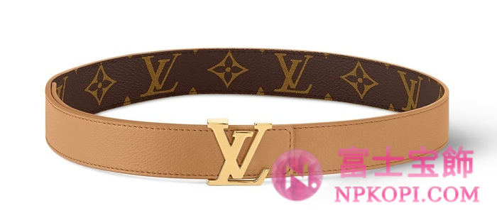 ルイヴィトンモノグラムベルト･LV イニシャル 30MM リバーシブルM0363W