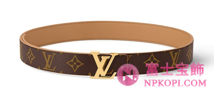 ルイヴィトンモノグラムベルト･LV イニシャル 30MM リバーシブルM0363W