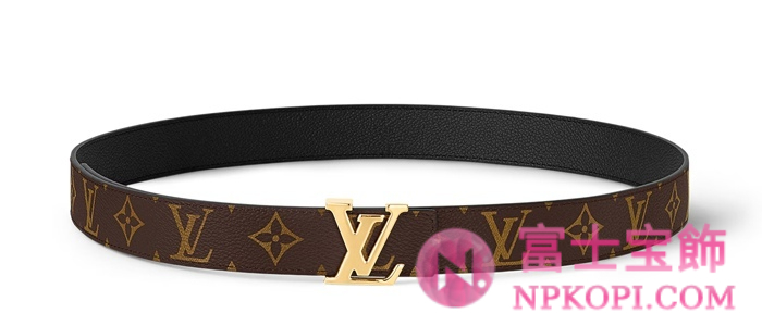 ルイヴィトンモノグラムベルト･LV イニシャル 30MM リバーシブルM0565W