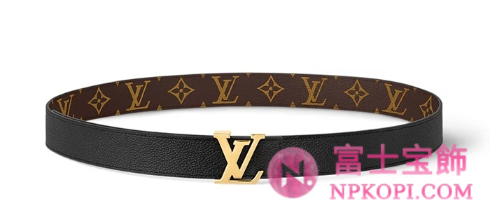ルイヴィトンモノグラムベルト･LV イニシャル 30MM リバーシブルM0565W